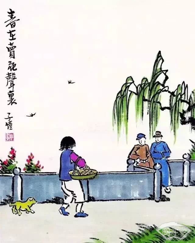 曲水溅裙三月二，马如龙，钿车如水。