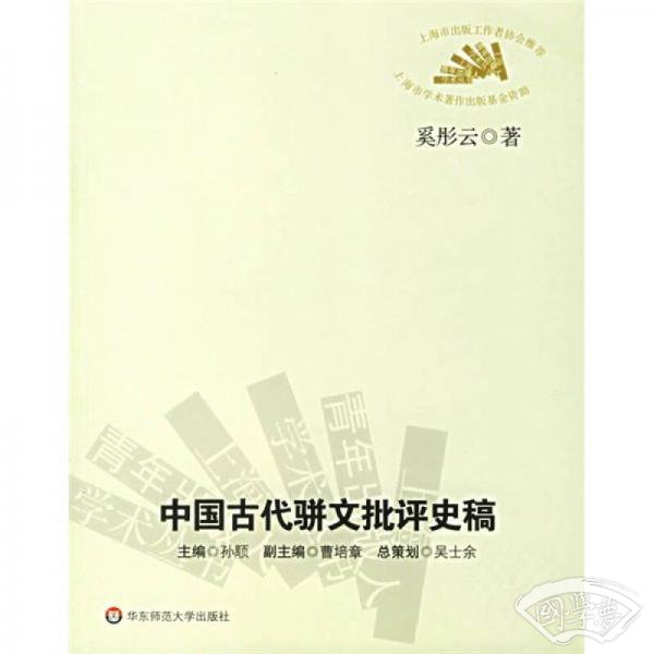 中国古代骈文批评史稿