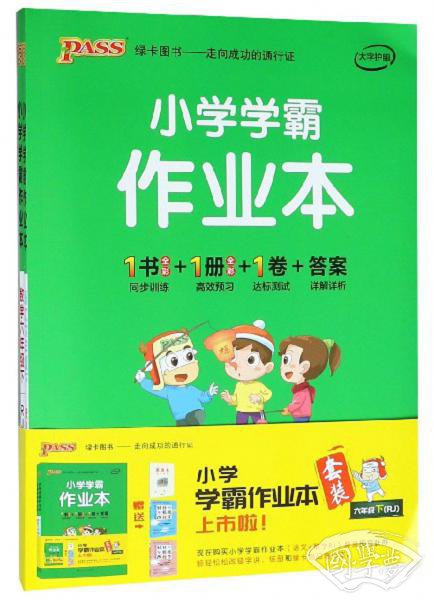 小学学霸作业本套装（六年级下RJ）