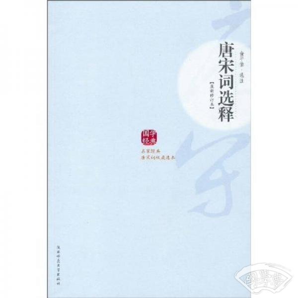 唐宋词选释