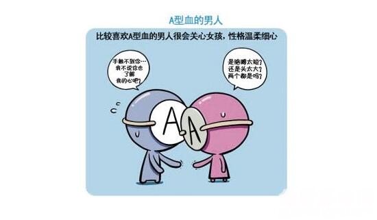 a型血男人的性格固执，会因为一些小事与人发生争执