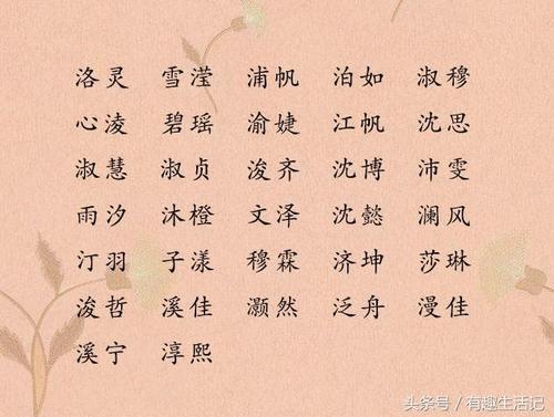 五行缺水的男孩起名 哪些字眼适合五行缺水男孩名字