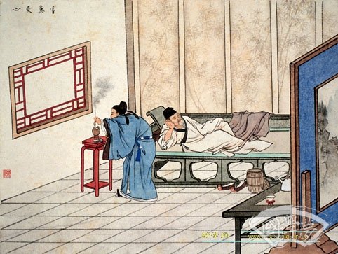 24孝：尝粪忧心