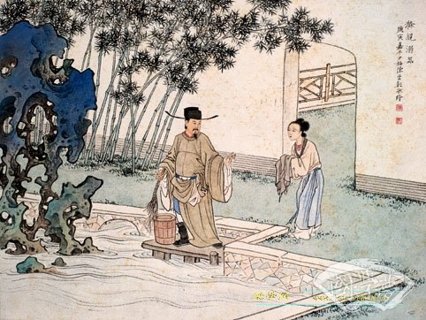 24孝：涤亲溺器